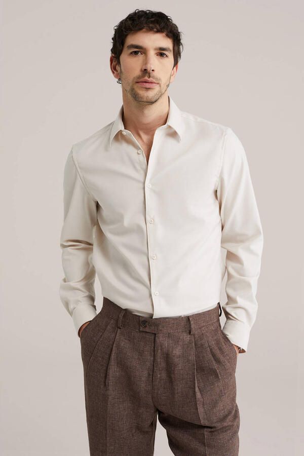 WE Fashion slim fit overhemd moonbeam - Foto 2