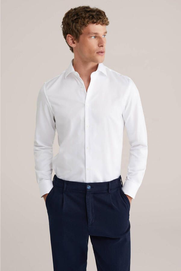 WE Fashion slim fit overhemd white - Foto 2