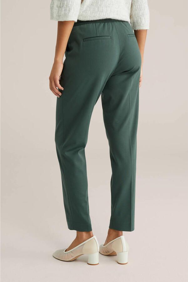 WE Fashion slim fit pantalon olijfgroen - Foto 2