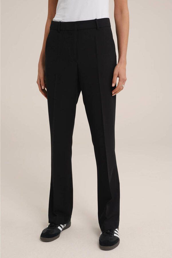 WE Fashion slim fit pantalon zwart - Foto 2