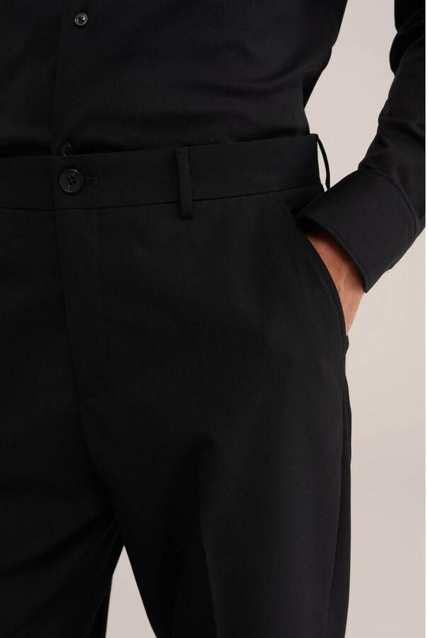 WE Fashion slim fit pantalon zwart - Foto 2