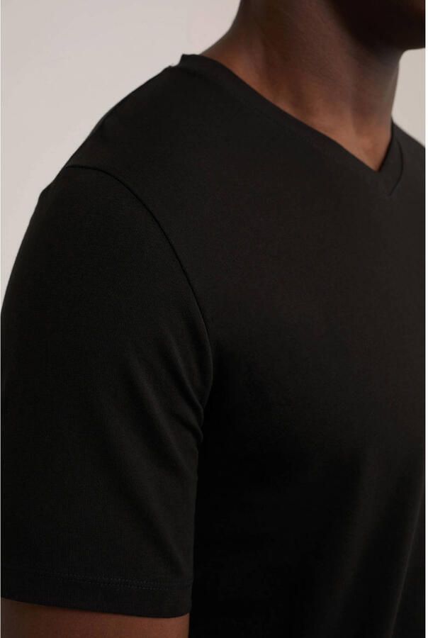 WE Fashion regular T-shirt zwart - Foto 2