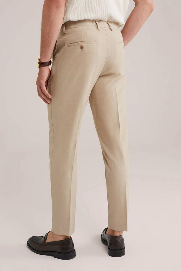 WE Fashion WE Fundamentals slim pantalon beige - Foto 3