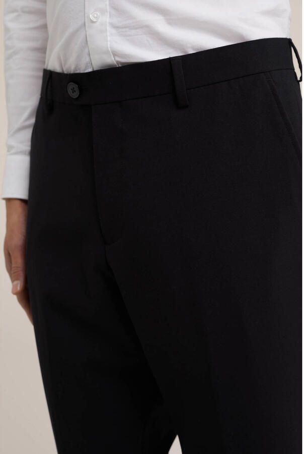 WE Fashion slim pantalon zwart - Foto 2