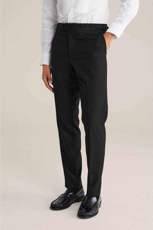 WE Fashion slim pantalon zwart - Foto 2