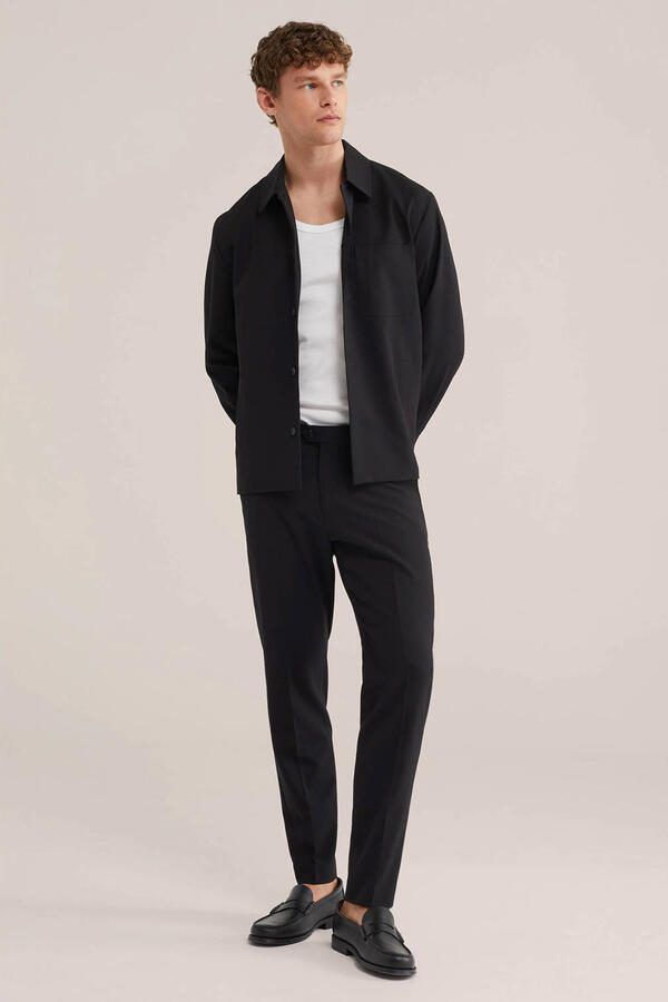 WE Fashion slim pantalon zwart - Foto 2