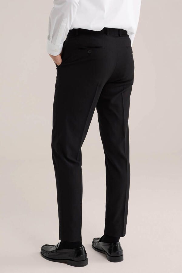 WE Fashion slim pantalon zwart - Foto 3