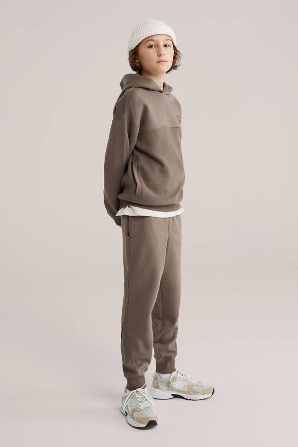 WE Fashion slim sweatpants bruin - Foto 2