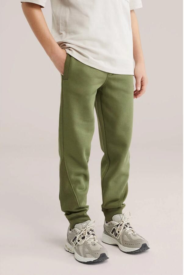 WE Fashion slim sweatpants groen