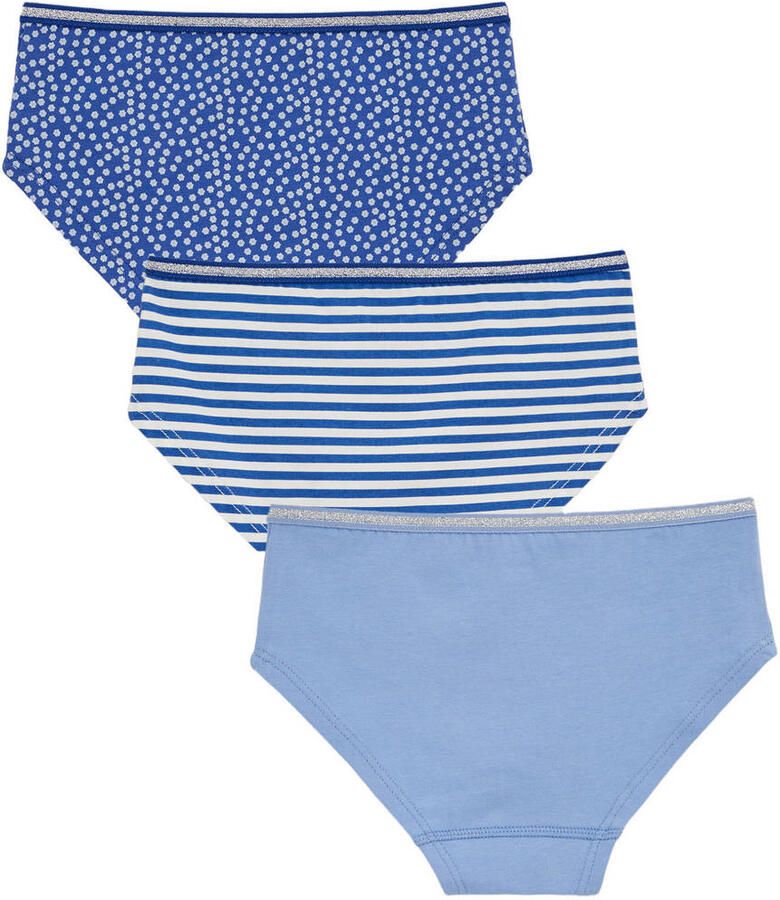 WE Fashion slip blauw (set van 3) - Foto 2