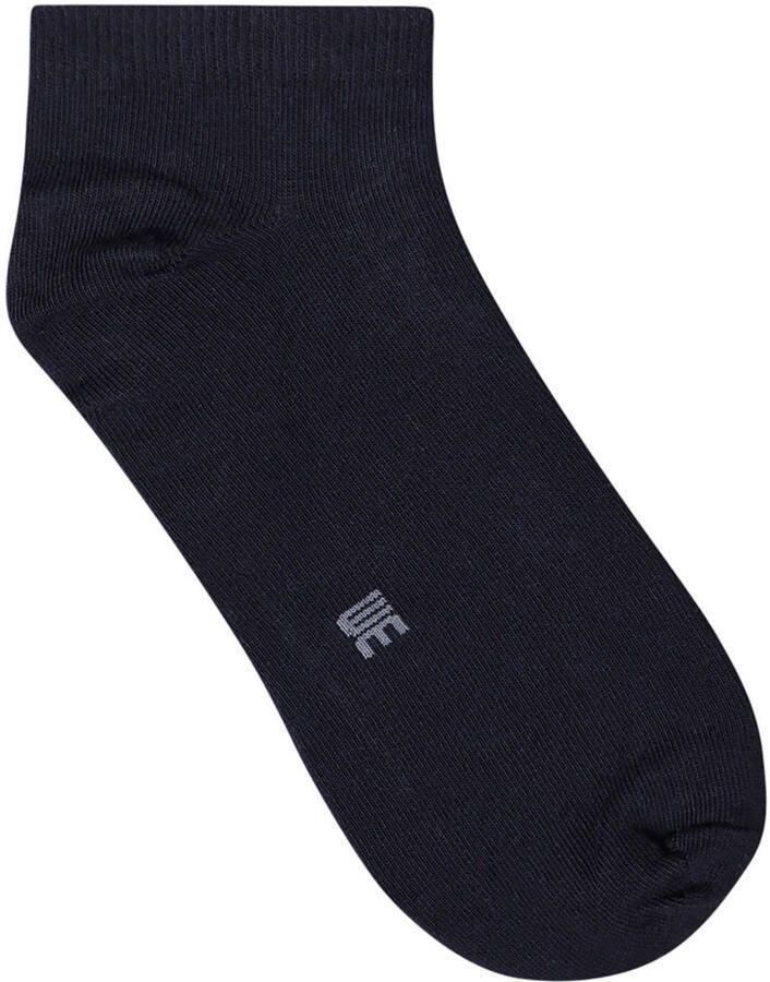 WE Fashion sneakersokken donkerblauw (set van 3) - Foto 3