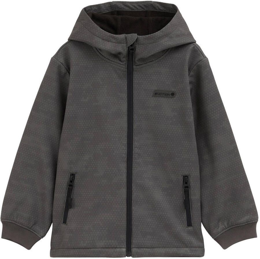WE Fashion softshell jas antraciet