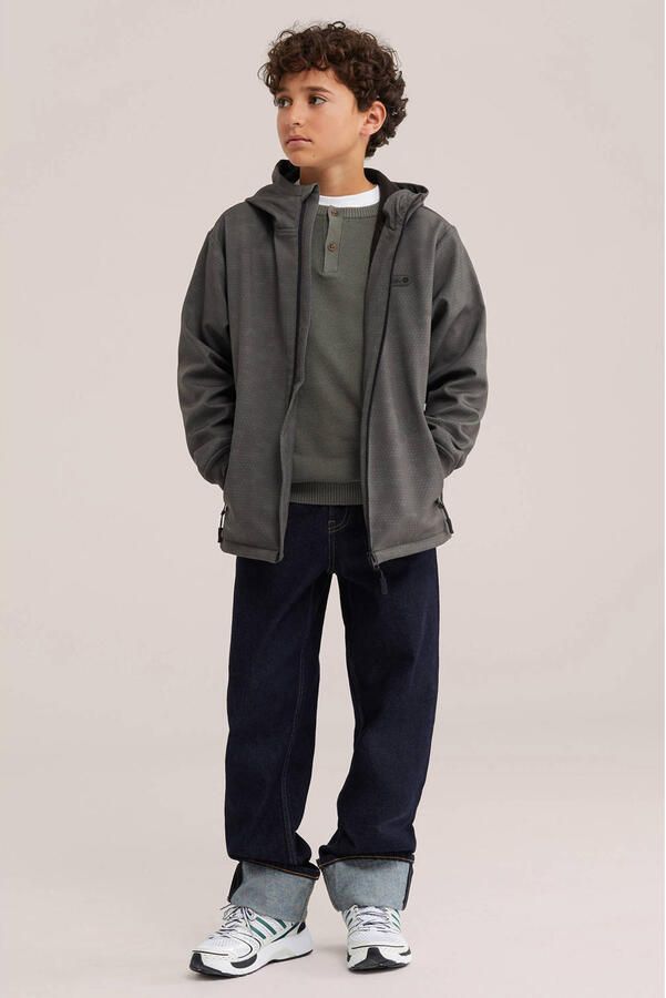WE Fashion softshell jas antraciet - Foto 3
