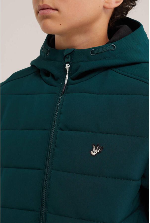 WE Fashion softshell jas donkergroen - Foto 2