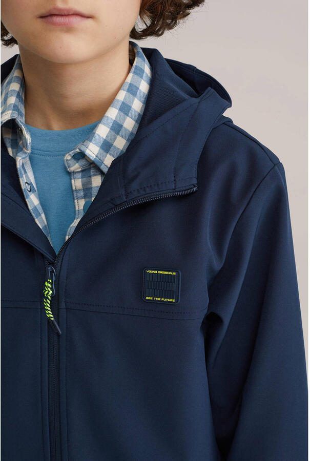 WE Fashion softshell jas lente donkerblauw - Foto 2