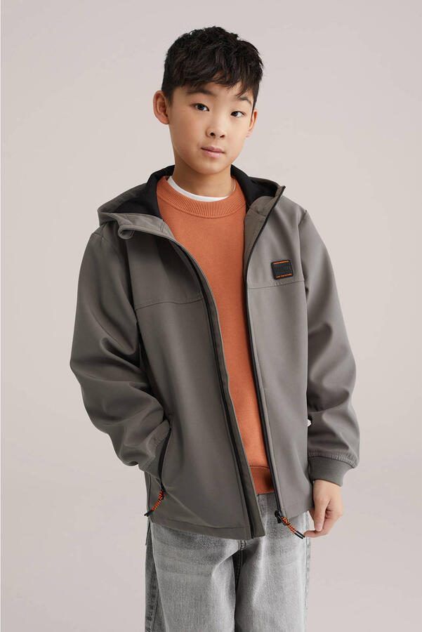 WE Fashion softshell jas lente grijs - Foto 2