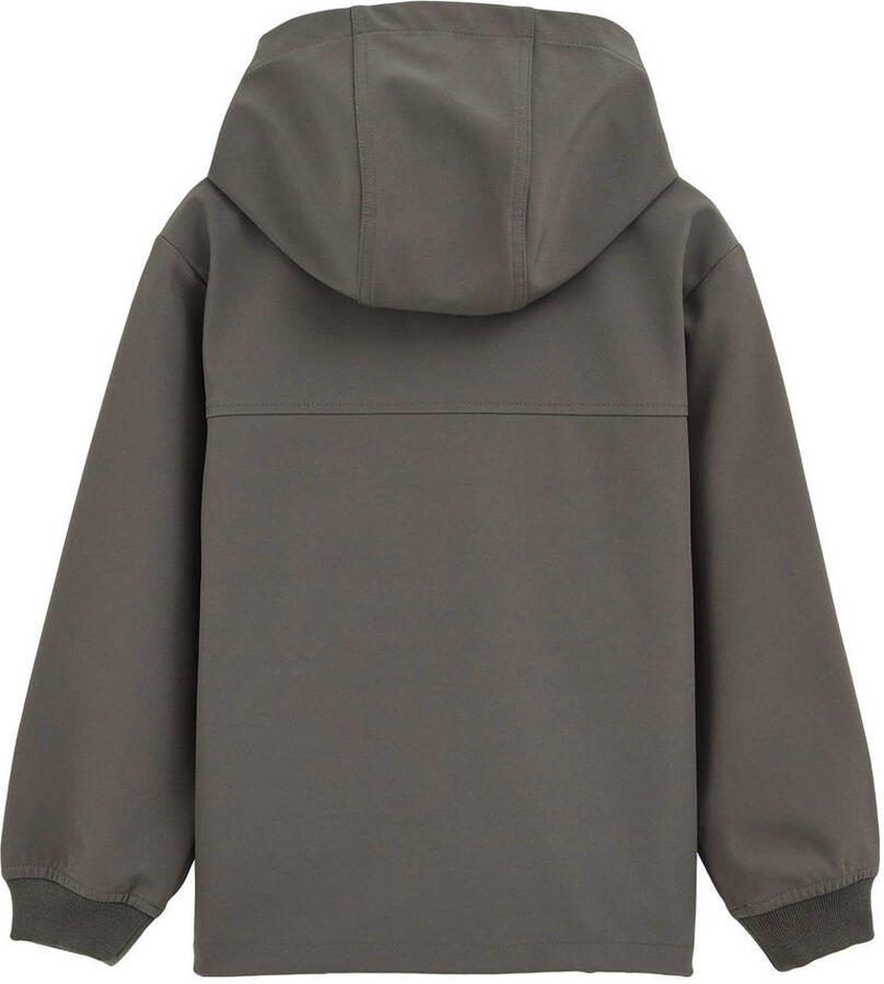 WE Fashion softshell jas lente grijs