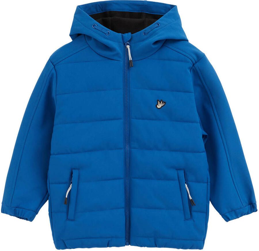 WE Fashion softshell jas marineblauw