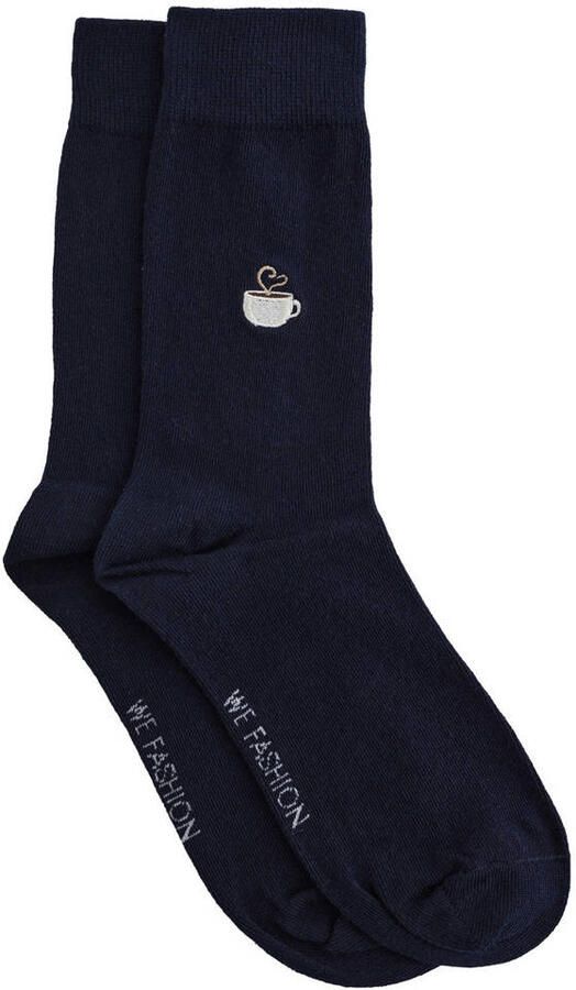 WE Fashion sokken donkerblauw