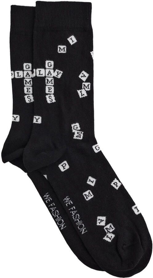 WE Fashion sokken zwart