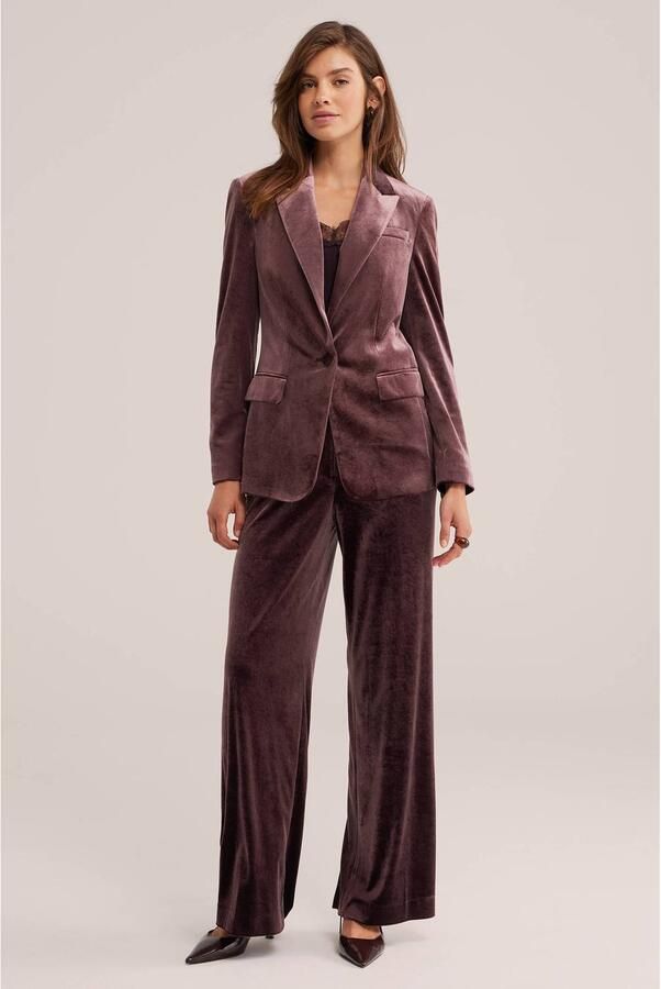 WE Fashion spaghettitop aubergine - Foto 3