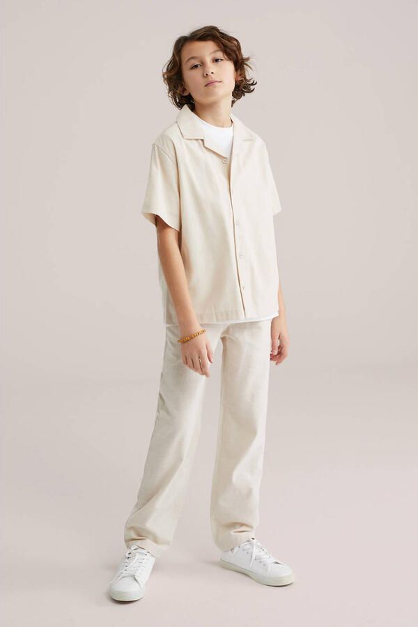 WE Fashion straight casual broek beige - Foto 3