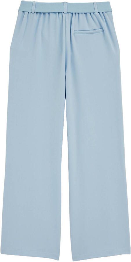 WE Fashion straight casual broek lichtblauw - Foto 3