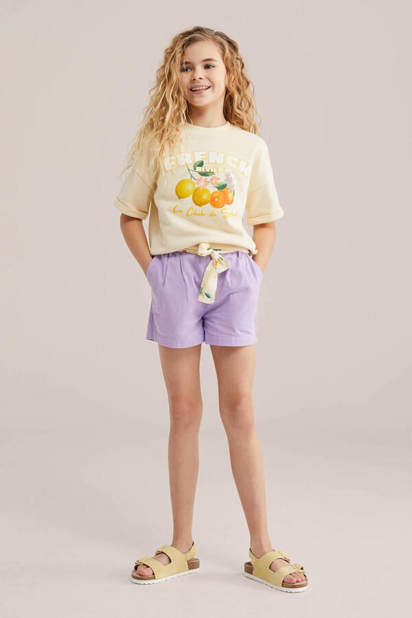 WE Fashion straight casual short lila - Foto 3