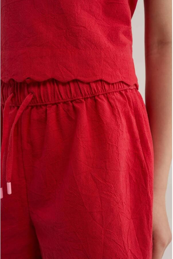 WE Fashion straight casual short rood - Foto 2