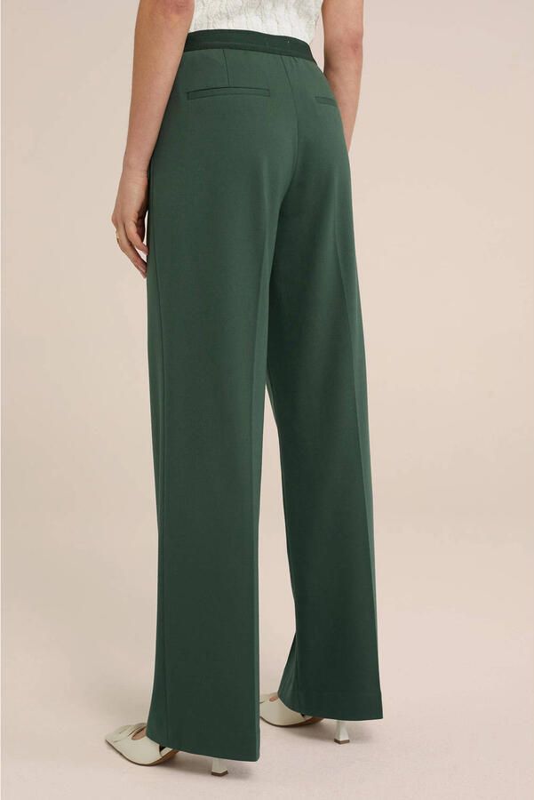 WE Fashion straight fit pantalon groen - Foto 3