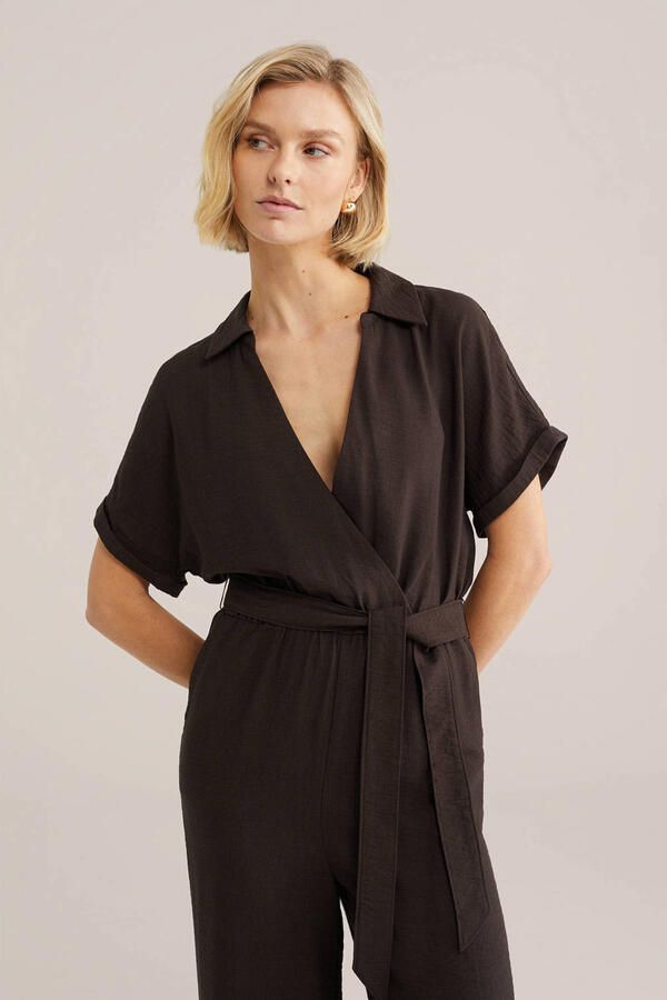 WE Fashion Straight jumpsuit bruin - Foto 2