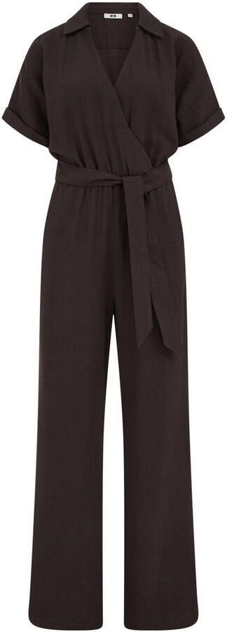 WE Fashion Straight jumpsuit bruin - Foto 3