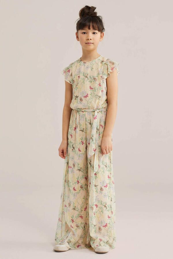 WE Fashion Straight jumpsuit ecru