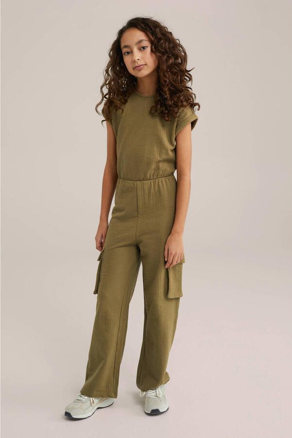 WE Fashion straight jumpsuit kaki - Foto 2