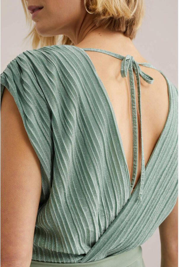WE Fashion Straight jumpsuit lichtgroen - Foto 2