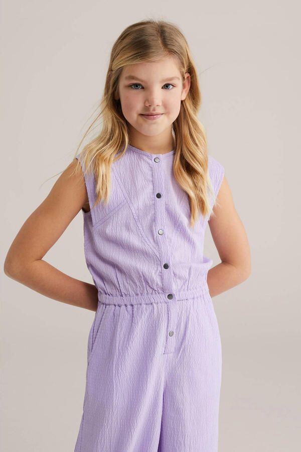 WE Fashion Straight jumpsuit lila