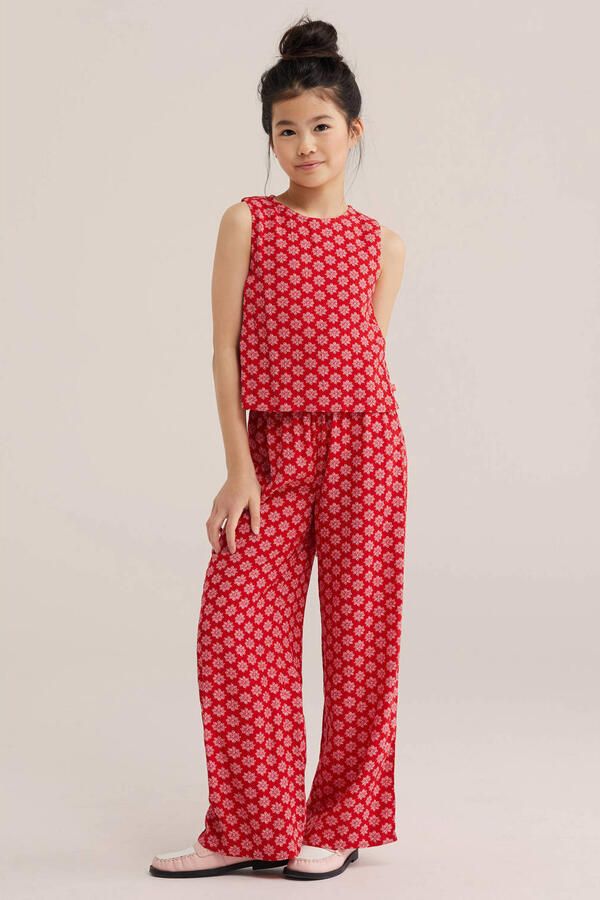 WE Fashion straight jumpsuit rood - Foto 2