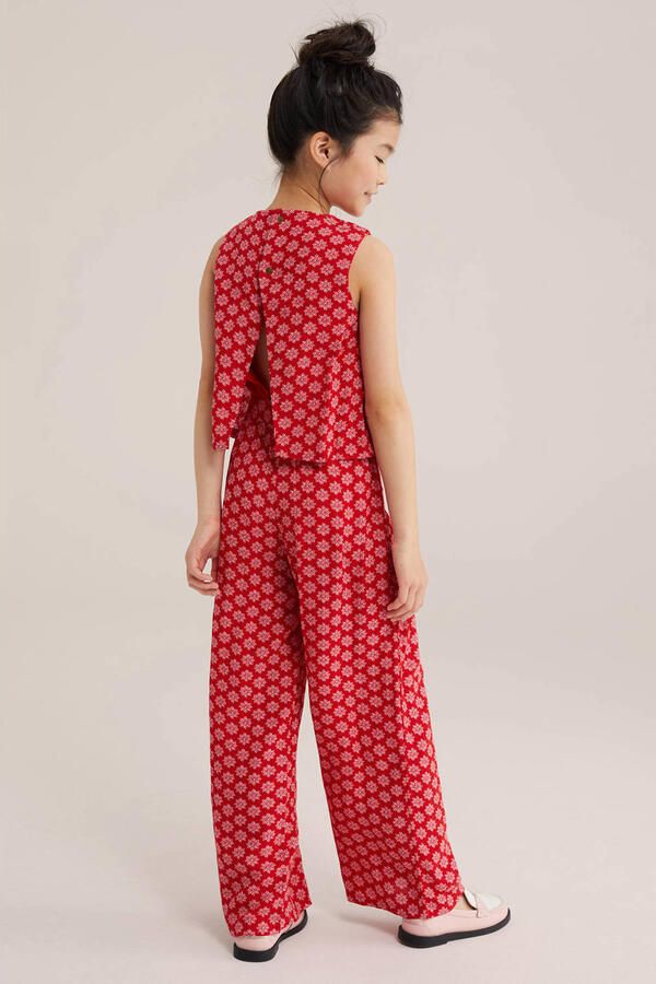 WE Fashion straight jumpsuit rood - Foto 3
