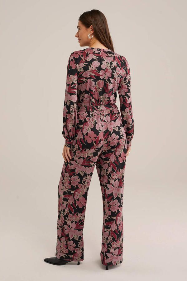 WE Fashion straight jumpsuit roze
