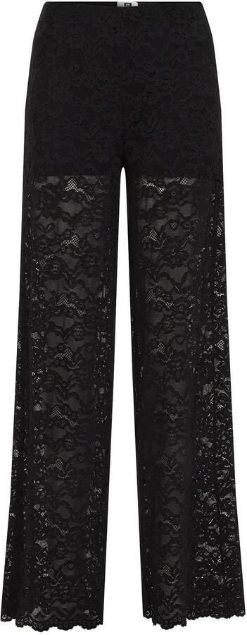 WE Fashion straight leg casual broek zwart - Foto 3