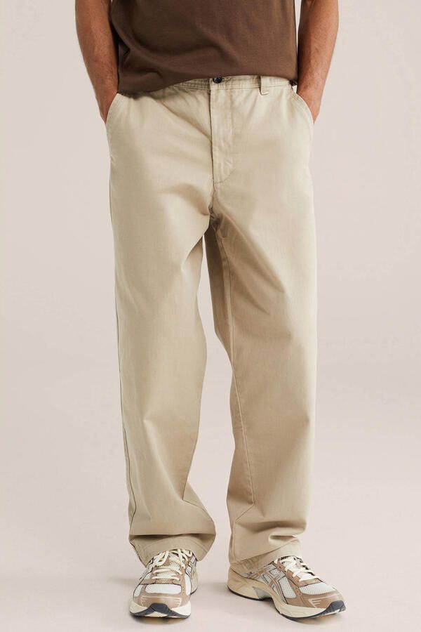 WE Fashion straight leg chino warm sand