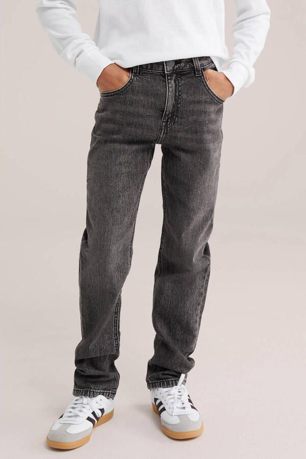WE Fashion straight leg jeans grijs - Foto 3