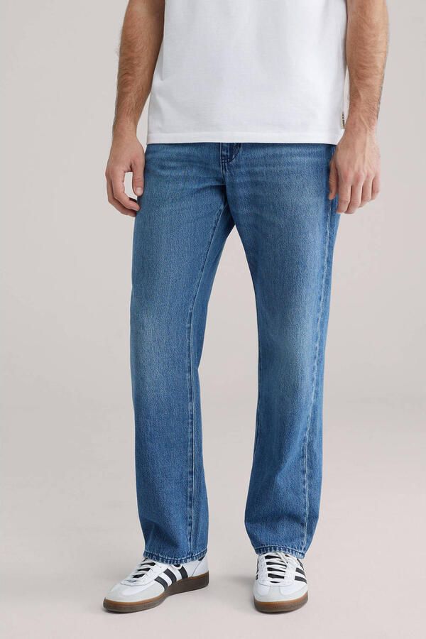 WE Fashion straight leg jeans mid blue