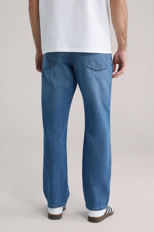 WE Fashion straight leg jeans mid blue - Foto 3