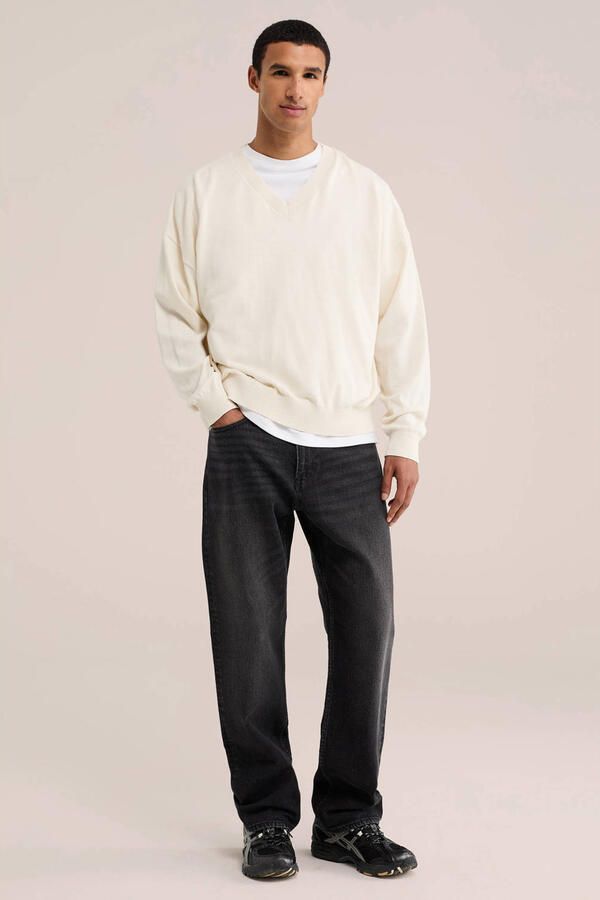 WE Fashion Blue Ridge straight leg jeans zwart - Foto 3