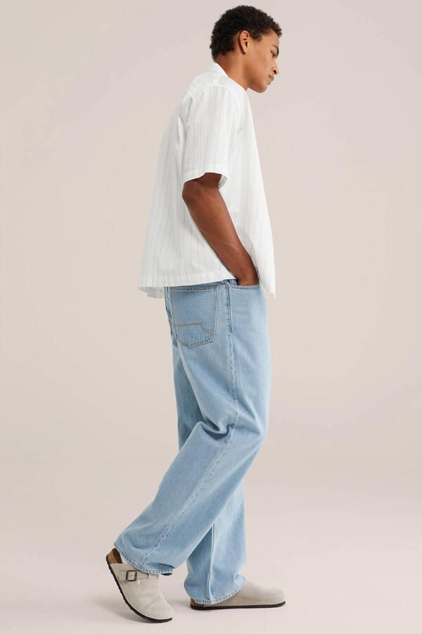 WE Fashion Blue Ridge straight leg loose fit jeans felblauw - Foto 3
