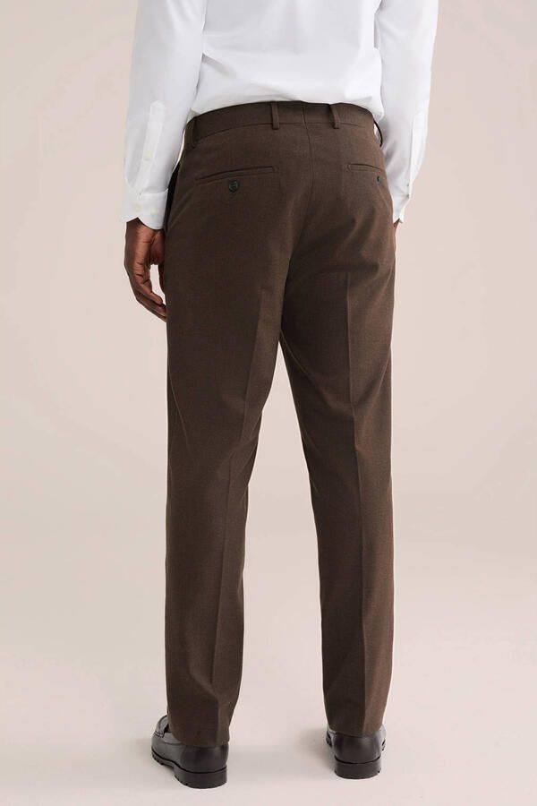 WE Fashion straight leg pantalon bruin - Foto 2