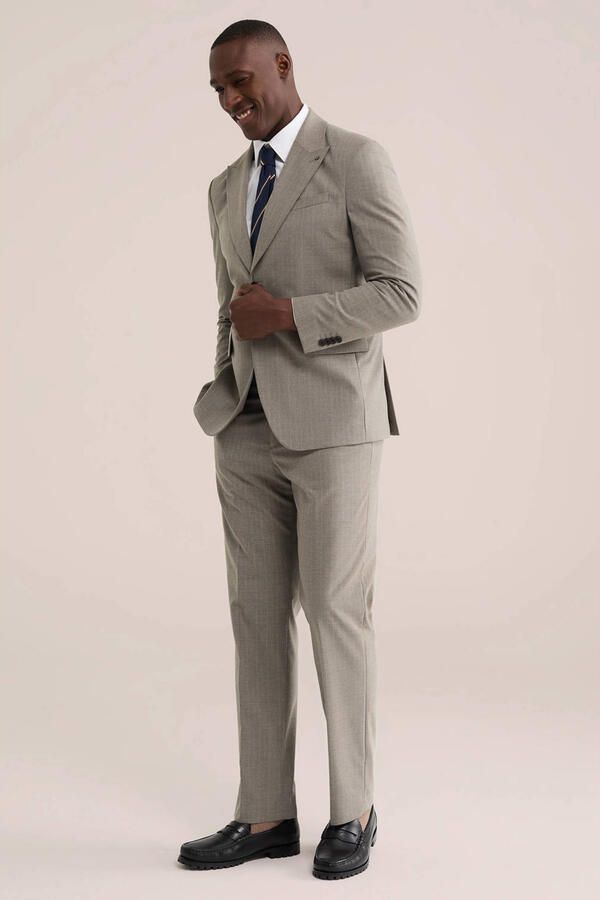 WE Fashion straight leg pantalon donkergrijs - Foto 2
