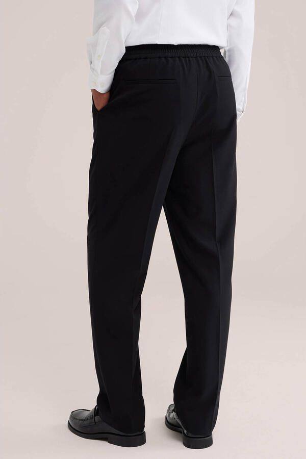 WE Fashion straight leg pantalon zwart - Foto 2