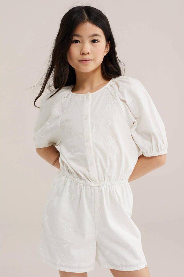 WE Fashion Straight playsuit wit
